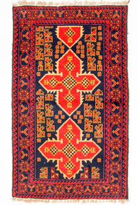 バルーチ絨毯 136x80cm - オリエンタル絨毯 – product image