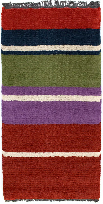 ネパール絨毯 70x140cm - ウールラグ