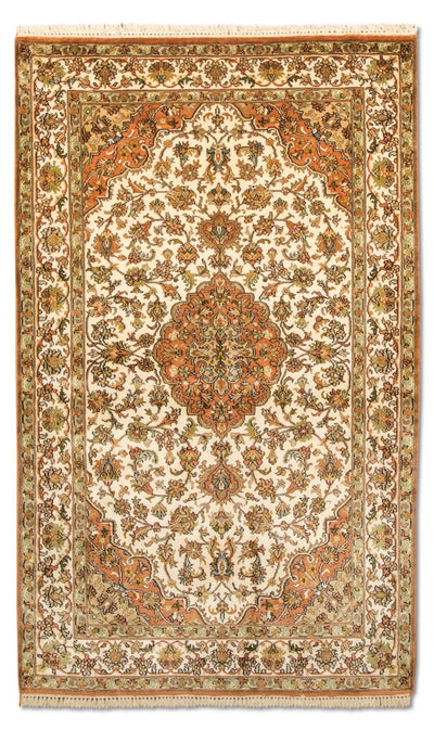 カシミールシルク 絨毯 95x160cm - オリエンタル絨毯