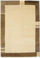 インド ギャベ 絨毯 196x143cm - ウールラグ