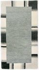 インド ギャベ 絨毯 141x72cm - ウールラグ