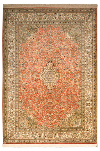 カシミールシルク 絨毯 168x244cm - オリエンタル絨毯