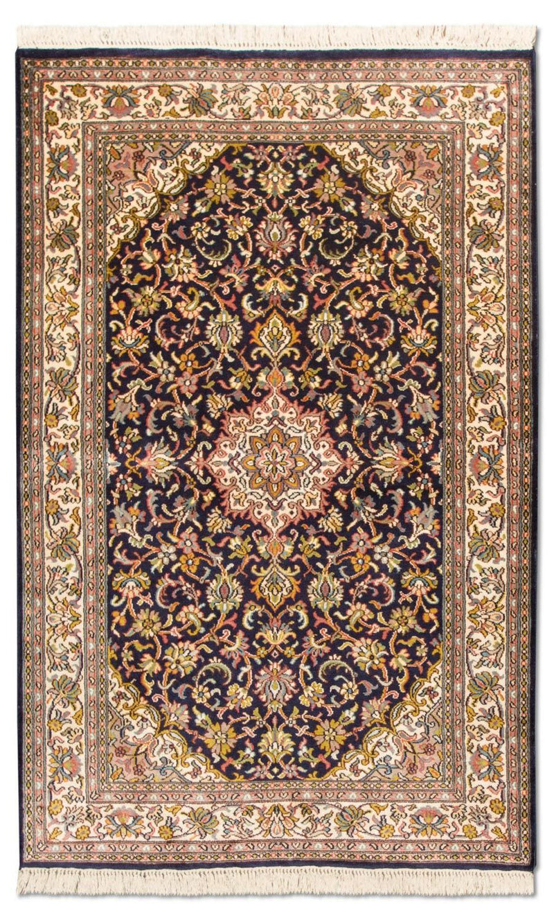 カシミールシルク 絨毯 150x93cm - オリエンタル絨毯