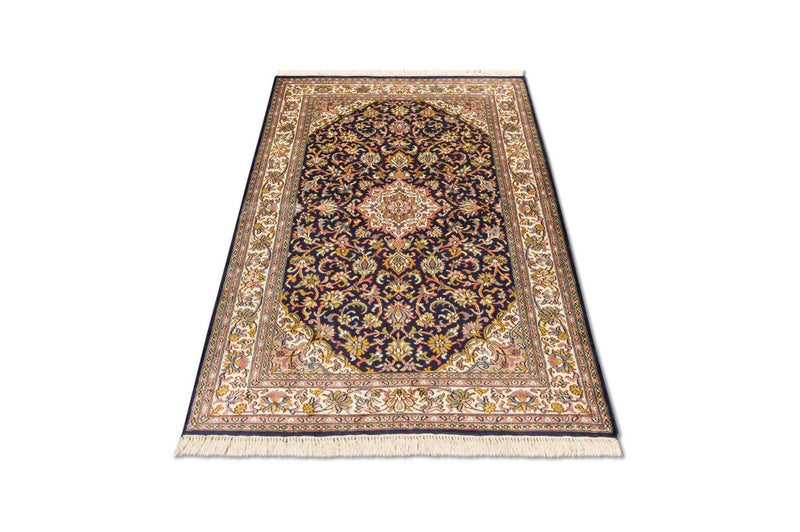 カシミールシルク 絨毯 150x93cm - オリエンタル絨毯