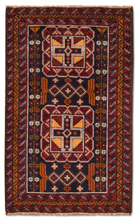 バルーチ絨毯 126x77cm - オリエンタル絨毯 – product image