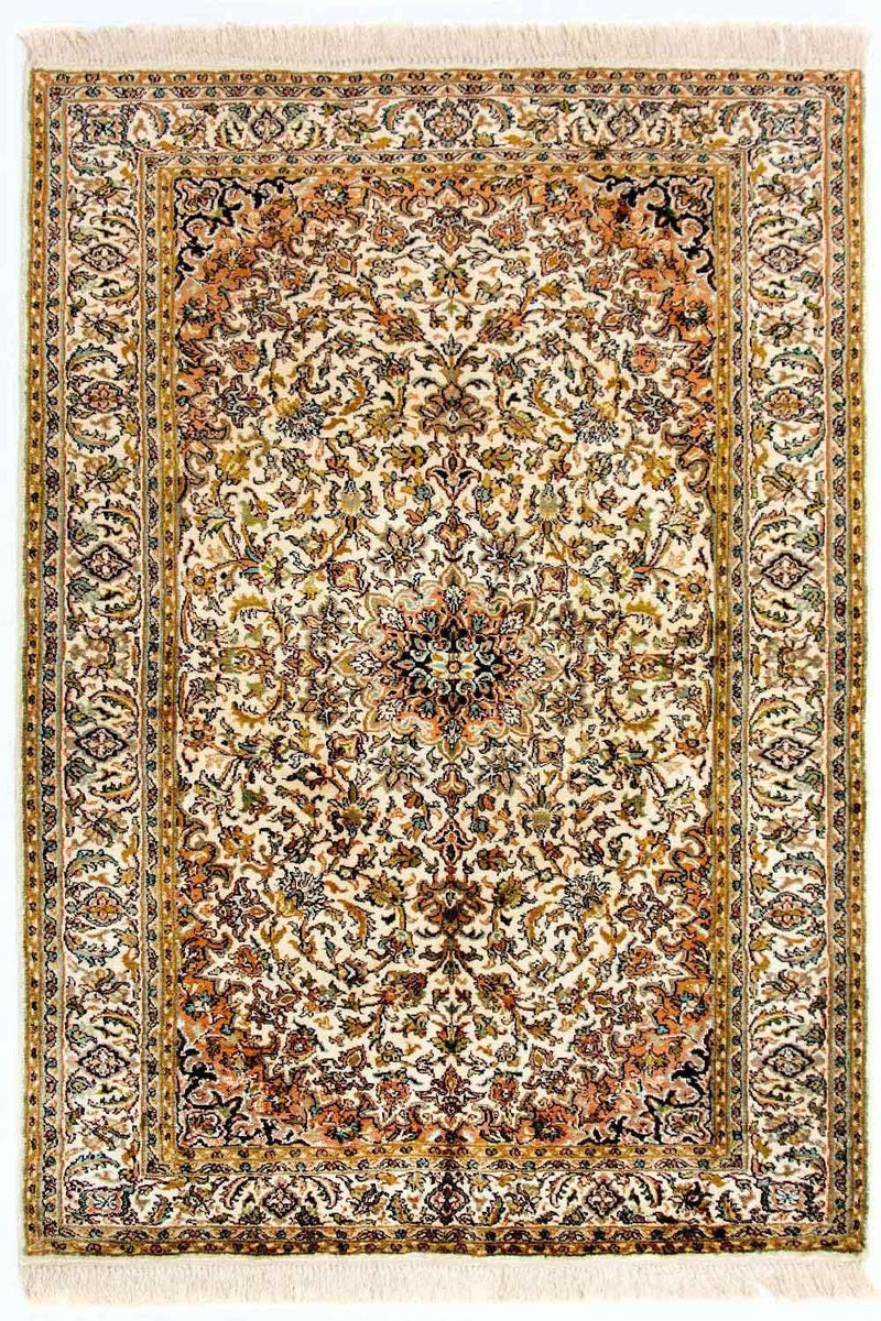 カシミールシルク 絨毯 149x89cm - オリエンタル絨毯