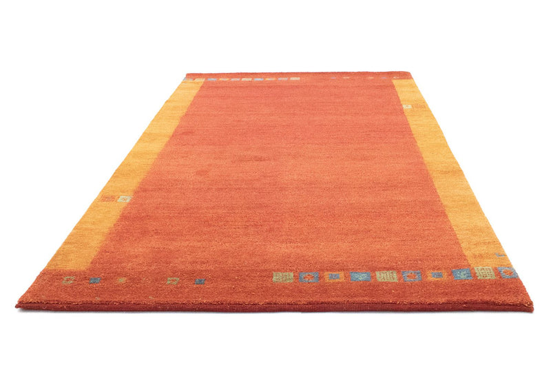 インド ギャベ 絨毯 243x153cm - ウールラグ