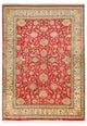 カシミールシルク 絨毯 214x150cm - オリエンタル絨毯
