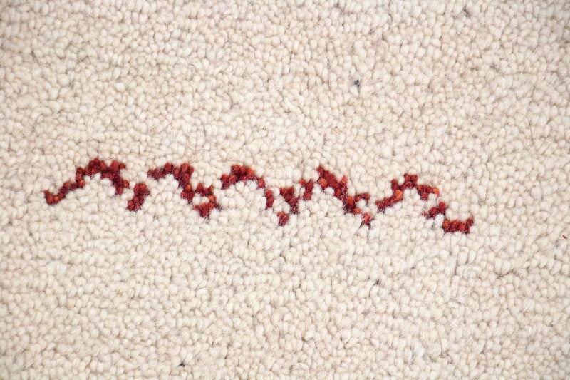 インド ギャベ 絨毯 240x170cm - ウールラグ