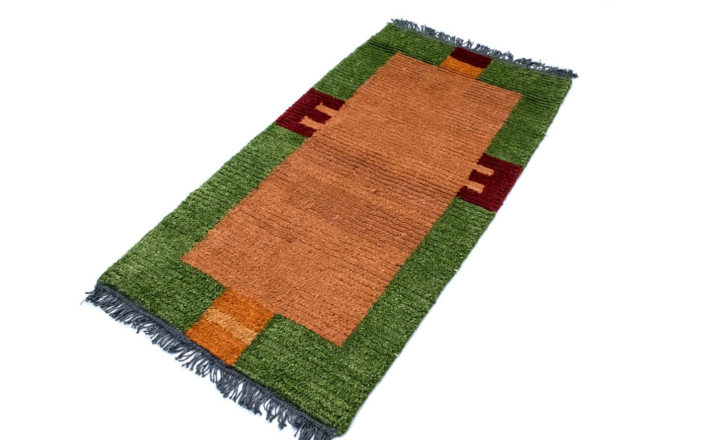 ネパール絨毯 140x70cm - ウールラグ