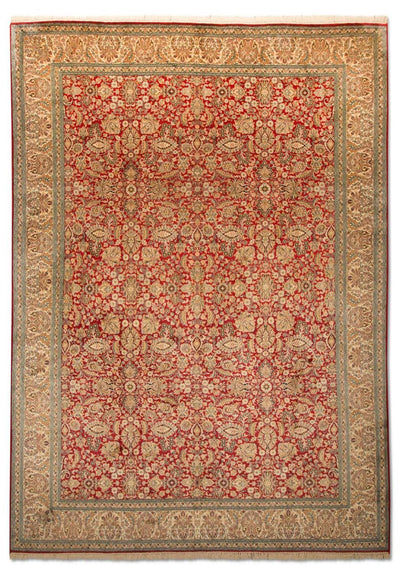 カシミールシルク 絨毯 211x311cm - オリエンタル絨毯