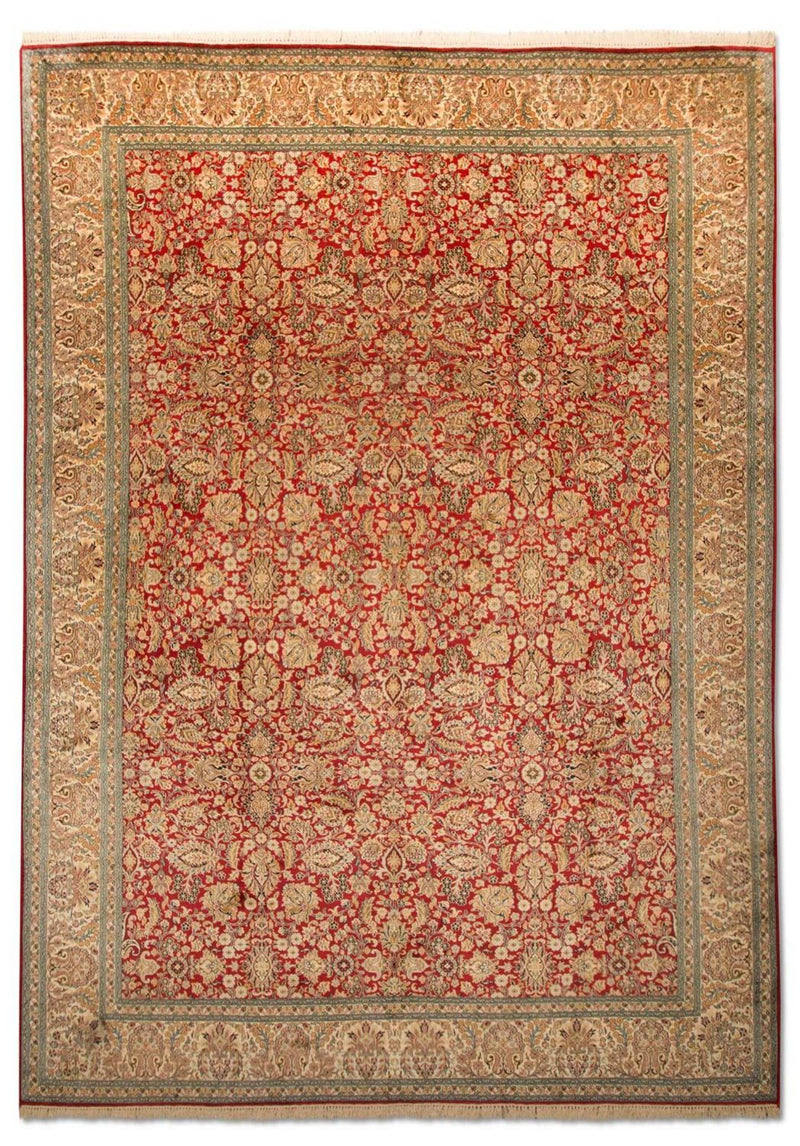 カシミールシルク 絨毯 311x211cm - オリエンタル絨毯