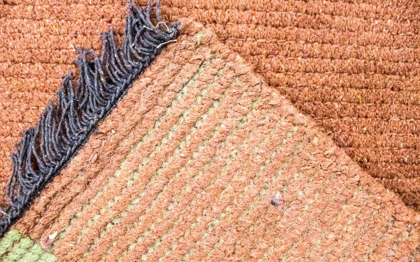 ネパール絨毯 140x70cm - ウールラグ