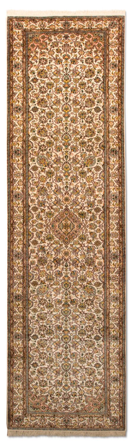 カシミールシルク 絨毯 301x79cm - オリエンタル絨毯