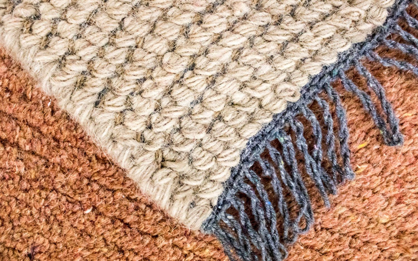 ネパール絨毯 140x70cm - ウールラグ