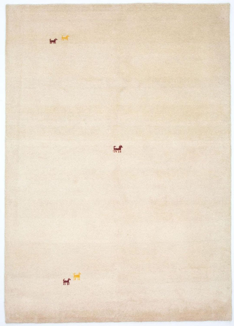 インド ギャベ 絨毯 240x170cm - ウールラグ