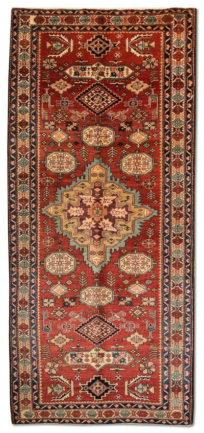 アルデビル 絨毯 138x329cm - ペルシャ絨毯