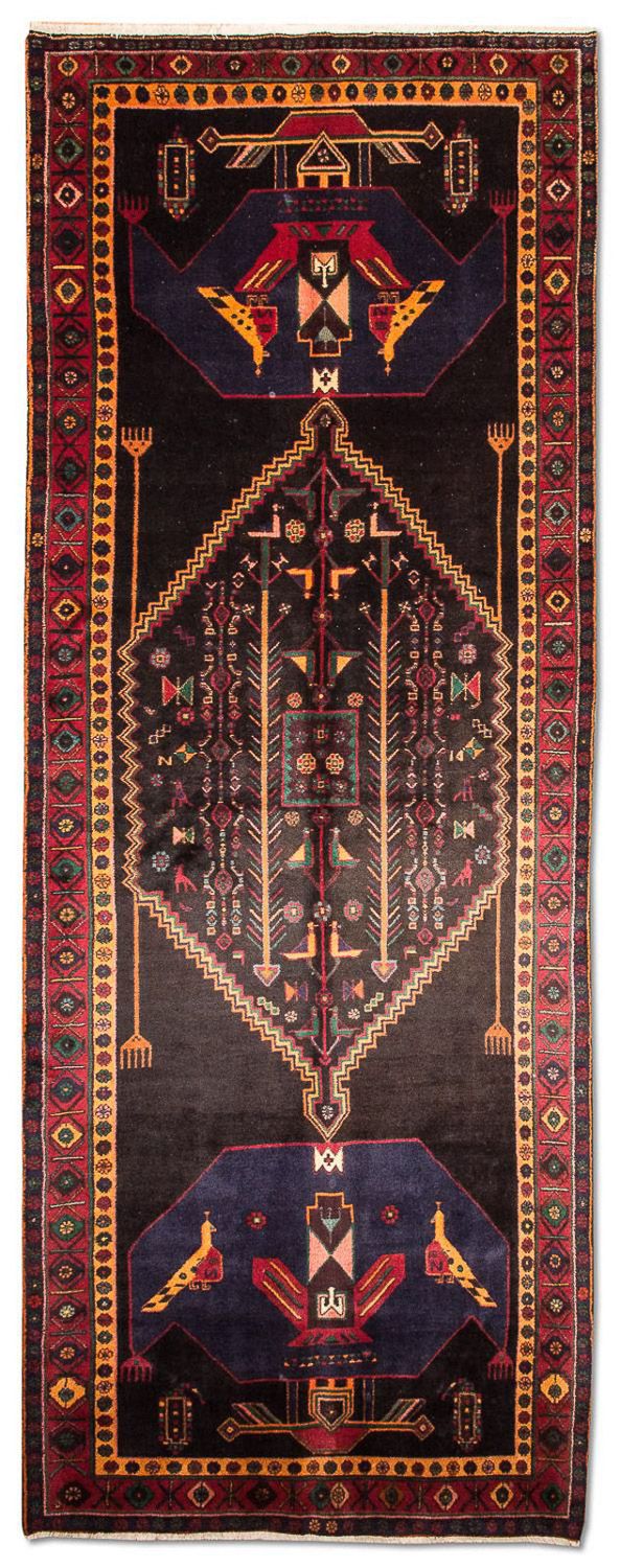 アルデビル 絨毯 411x143cm - ペルシャ絨毯