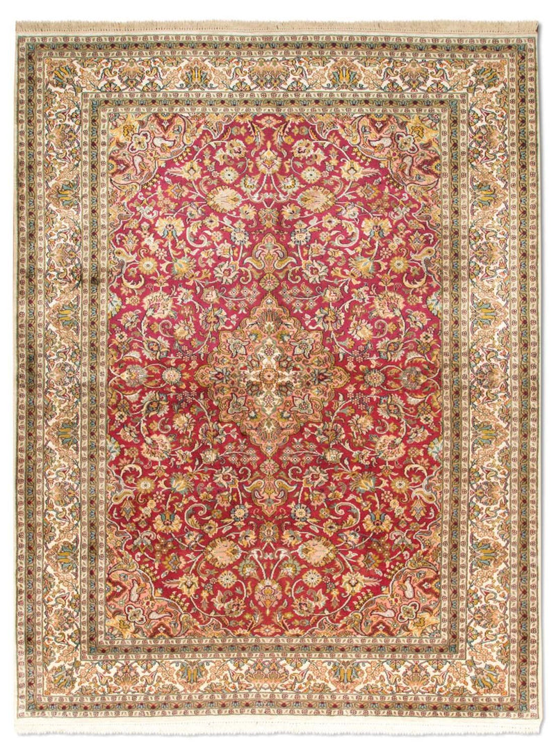 カシミールシルク 絨毯 218x157cm - オリエンタル絨毯