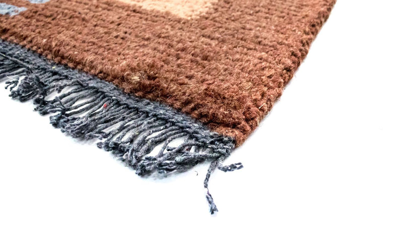 ネパール絨毯 140x70cm - ウールラグ
