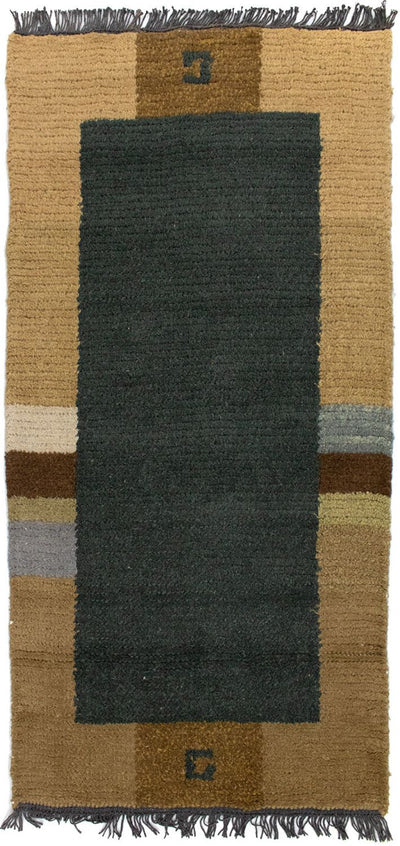 ネパール絨毯 70x140cm - ウールラグ
