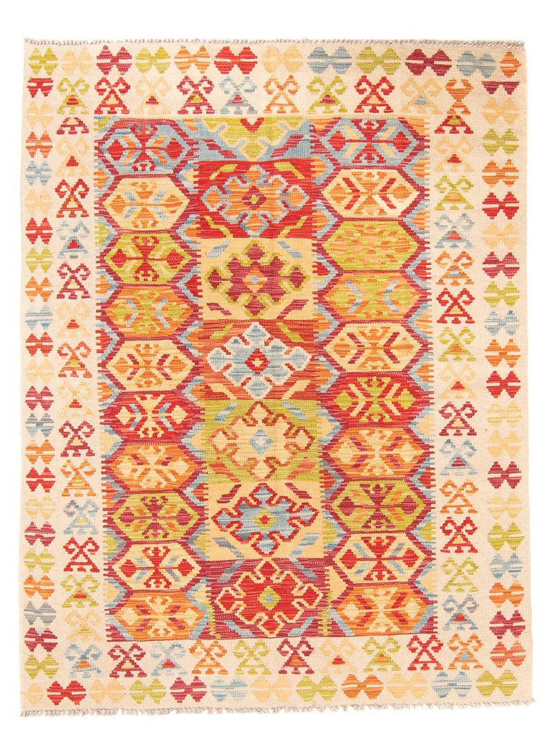 キリム マイメネ 絨毯 199x156cm - ウールラグ