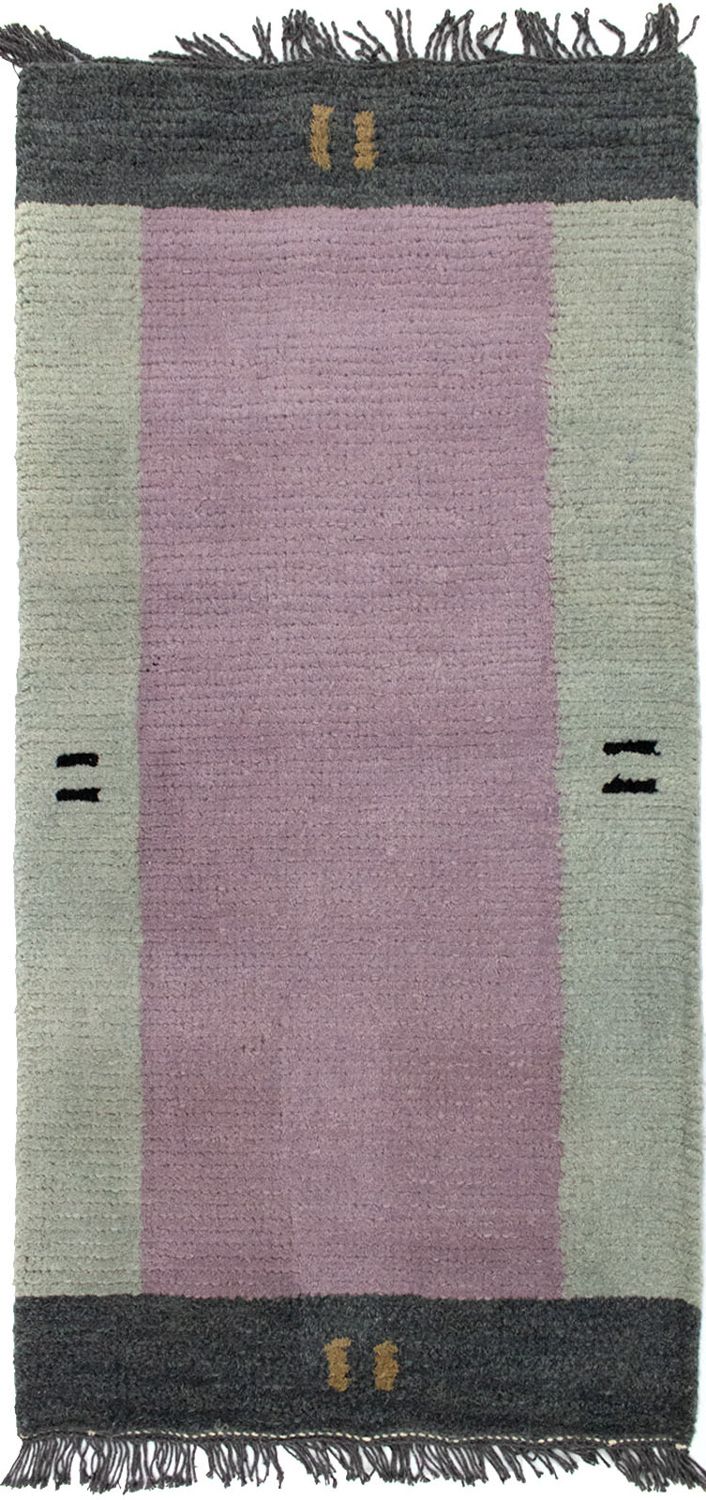ネパール絨毯 140x70cm - ウールラグ