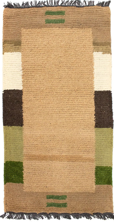 ネパール絨毯 70x140cm - ウールラグ