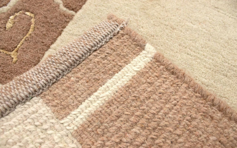 ネパール絨毯 140x70cm - ウールラグ