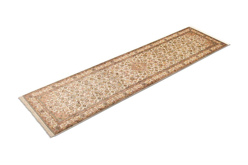 カシミールシルク 絨毯 300x79cm - オリエンタル絨毯