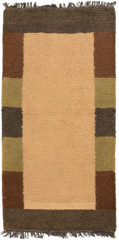 ネパール絨毯 70x140cm - ウールラグ