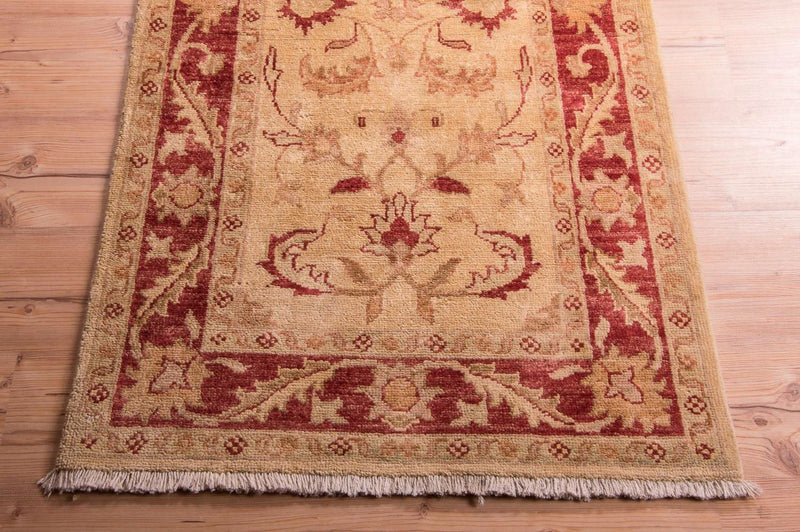 ツィーグラー絨毯 378x76cm - オリエンタル絨毯
