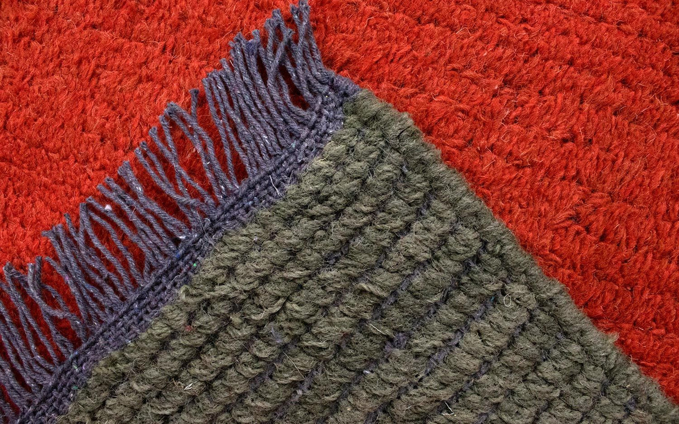 ネパール絨毯 140x70cm - ウールラグ