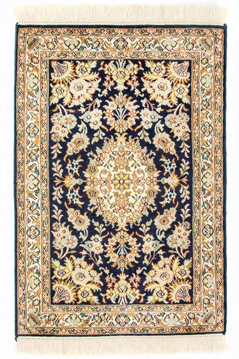 カシミールシルク 絨毯 98x63cm - オリエンタル絨毯