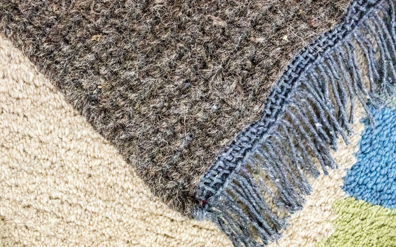 ネパール絨毯 140x70cm - ウールラグ
