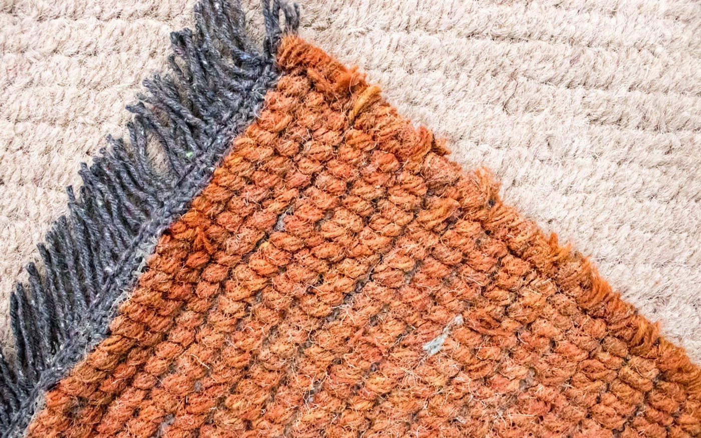 ネパール絨毯 140x70cm - ウールラグ