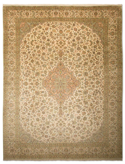 カシミールシルク 絨毯 243x335cm - オリエンタル絨毯