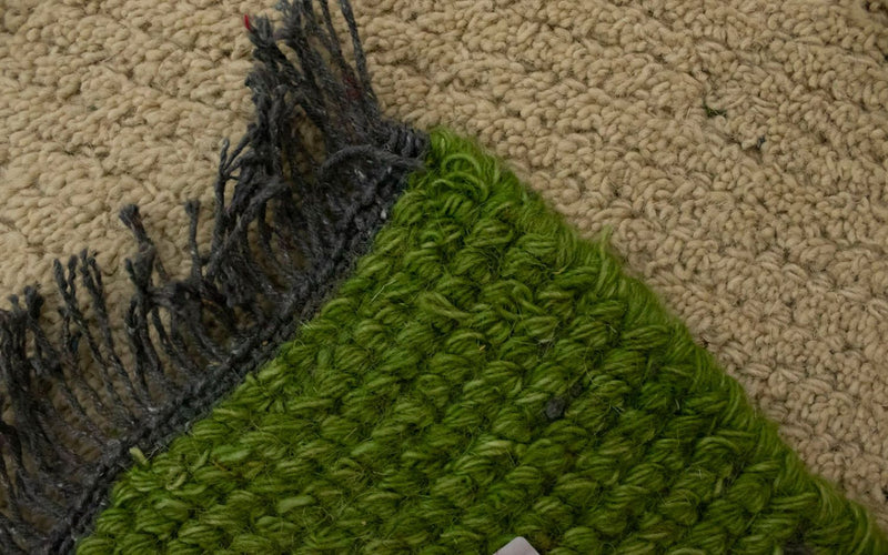 ネパール絨毯 140x70cm - ウールラグ
