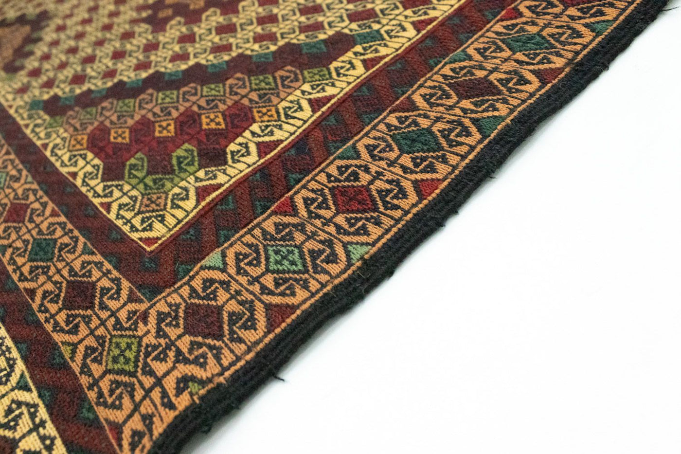 キリム アフガン 絨毯 197x131cm