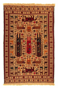 キリム アフガン 絨毯 197x129cm – product image