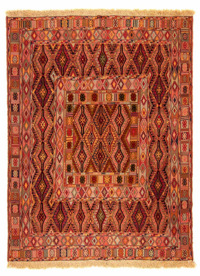 キリム アフガン 絨毯 147x175cm