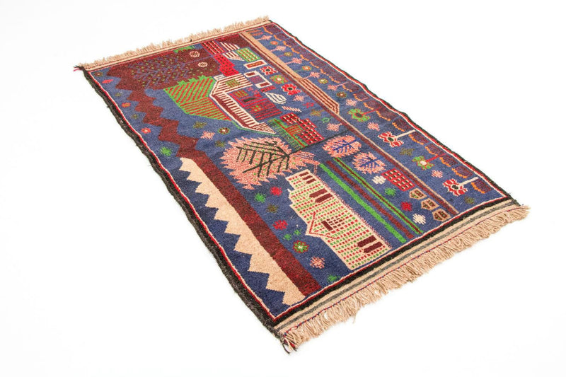 バルーチ絨毯 135x89cm - オリエンタル絨毯