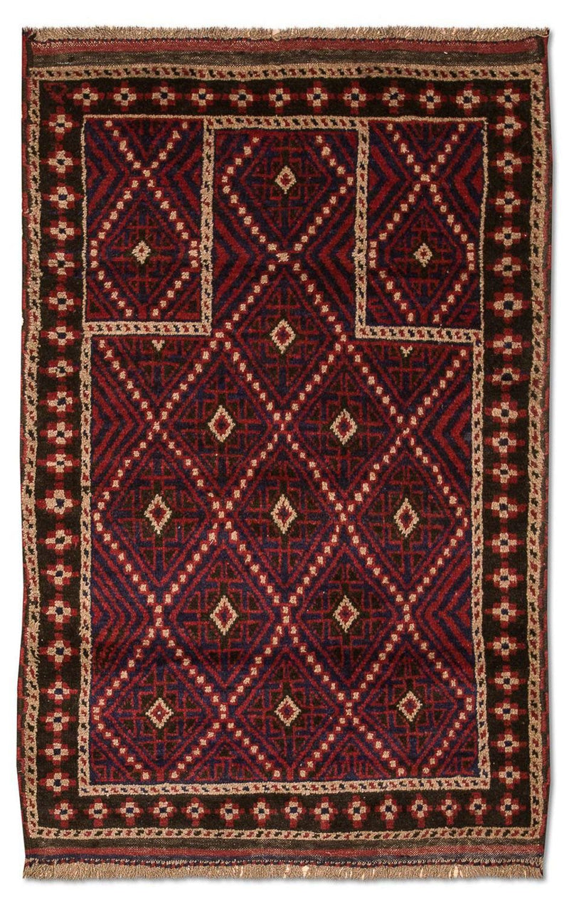 バルーチ絨毯 127x85cm - オリエンタル絨毯