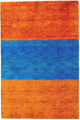 インド ギャベ 絨毯 179x120cm - ウールラグ