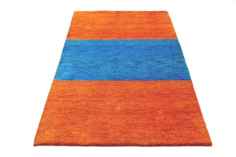 インド ギャベ 絨毯 179x120cm - ウールラグ