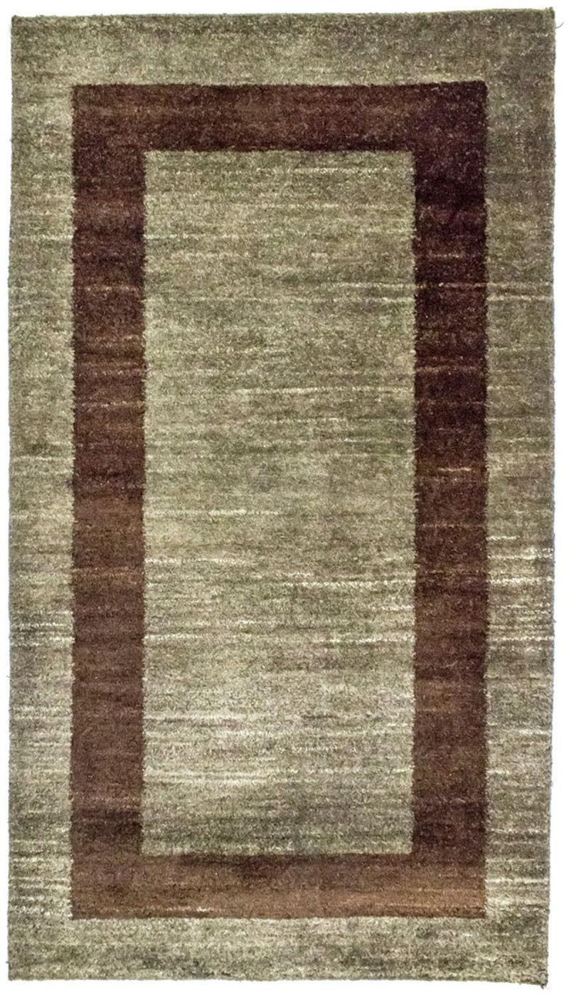 インド ギャベ 絨毯 161x89cm - ウールラグ