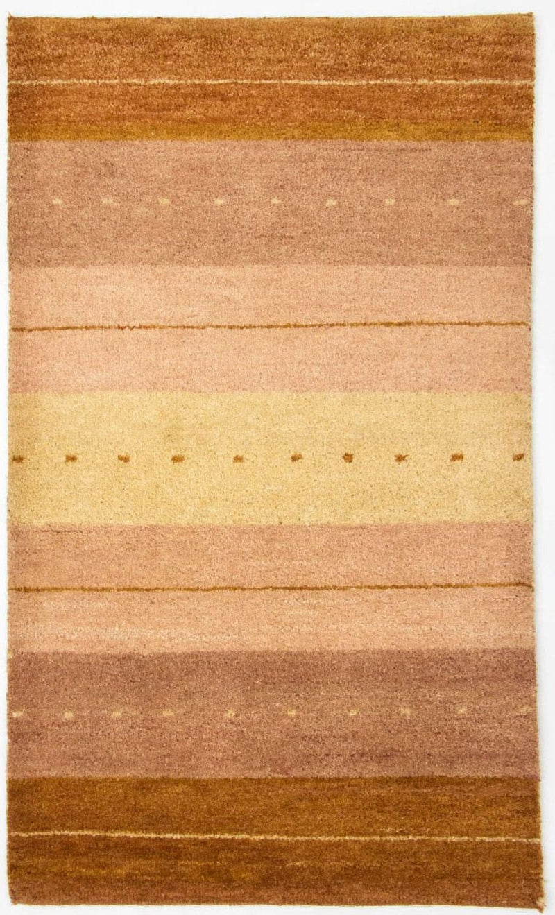 インド ギャベ 絨毯 151x95cm - ウールラグ