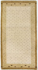 インド ギャベ 絨毯 136x72cm - ウールラグ