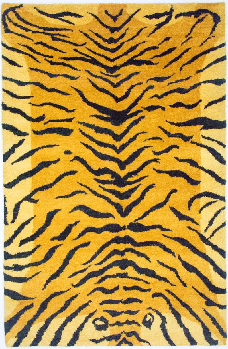 インド ギャベ 絨毯 238x156cm - ウールラグ