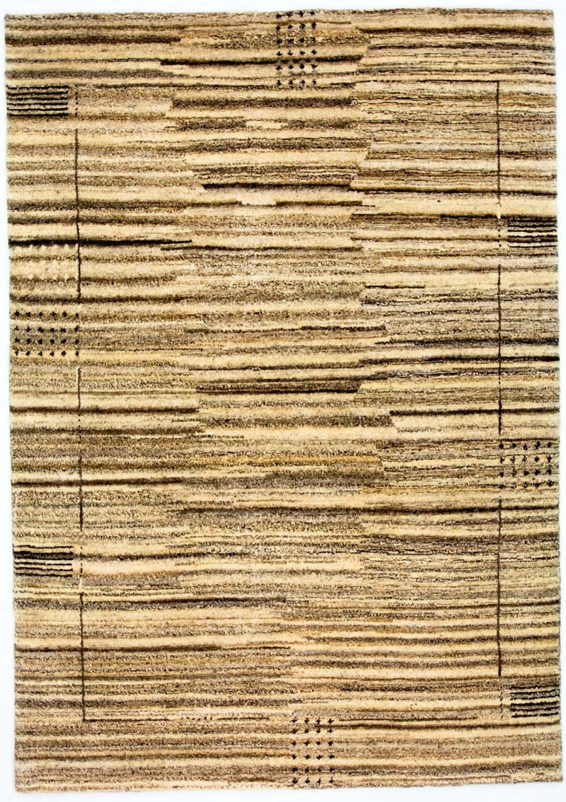 インド ギャベ 絨毯 202x140cm - ウールラグ